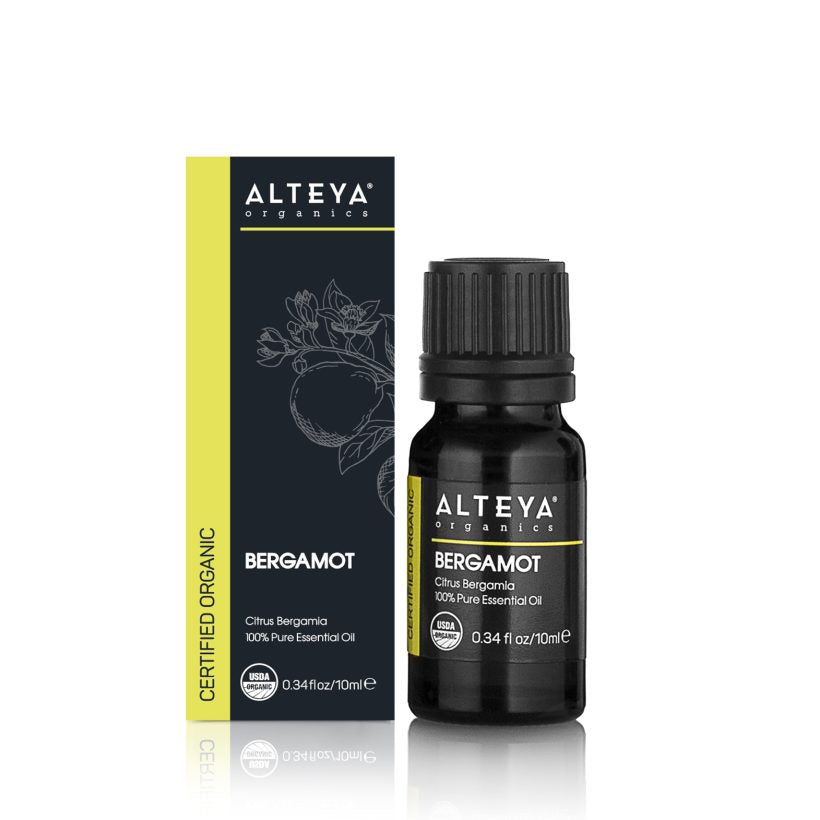 Bergamot oil can successfully act as a natural perfume, which creates a relaxing atmosphere and deodorizes unpleasant odors. When diffused, it can help relieve digestive discomfort.  In aromatherapy, the uplifting aroma of bergamot essential oil creates a feeling of vivacity, renews the mind and tames negative thoughts.  Bergamot oil combines well with the following essential oils: sage, francinsence, mandarin, jasmine, black pepper, zdravets, sandalwood, and rosemary.