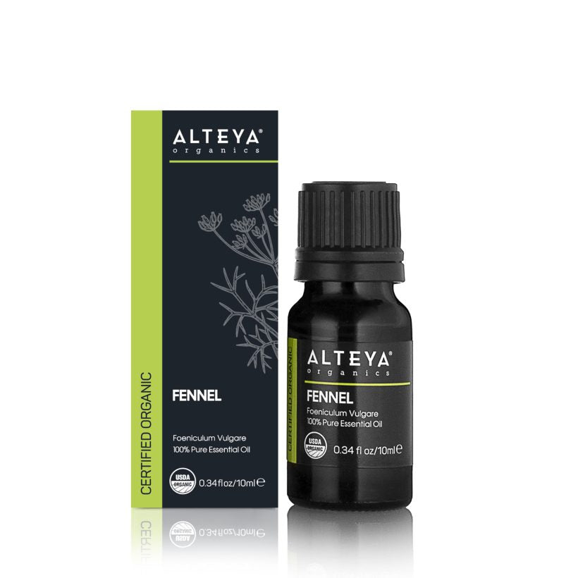 Organic-Essential-Oils-Fennel-Oil-5ml-alteya-organics - The oil has pale yellow to yellow-brownish colour and a characteristic aroma with a hint of dill.