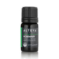 Organic rosemary essential oil is obtained by steam distillation from the Rosmarinus Officinalis plant. It is transparent in colour and has fresh herbal scent.  Used in aromatherapy, rosemary oil is believed to possess brain stimulating properties thus improving focus and memory. The aroma of rosemary essential oil is often used to stimulate the appetite or to boost immunity.