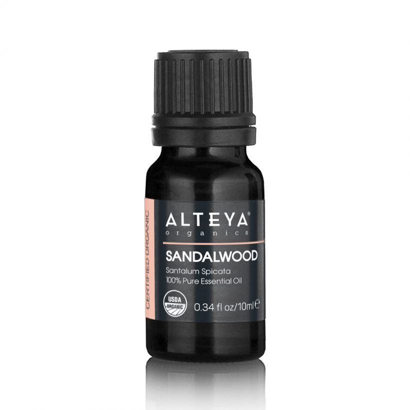 Sandalwood oil is known to relieve itchy and dehydrated skin. It is also known to help minimize the appearance of scars, acne, and insect bites.  Used cosmetically sandalwood essential oil is reputed to have a soothing, balancing, and purifying effect on skin.