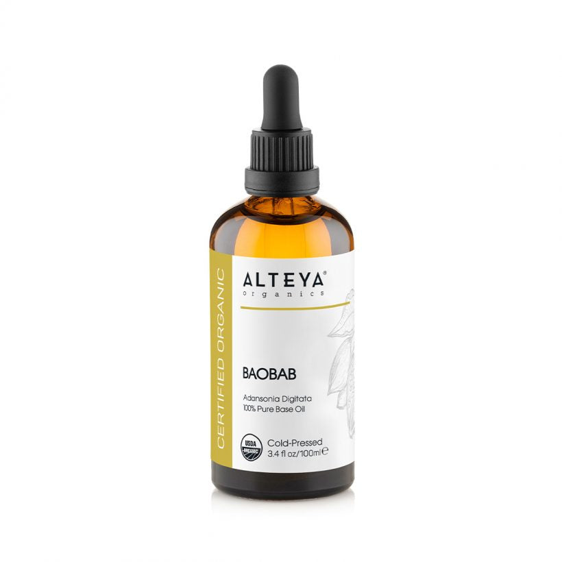 Organic-carrier-oils-organic-Baobab-oil-100ml-alteya-organics - It may be used in skincare formulations or on its own. Can be used within most skincare formulas, including facial care preparations, soapmaking, massage oils and other body care and cosmetic products.