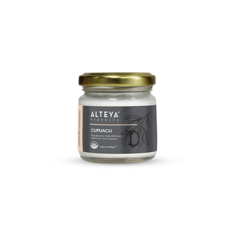  With an unmatched ability to retain moisture, Cupuacu butter is a miracle moisturizer that helps lock in moisture and combat skin dryness and loss of elasticity. Its high-water absorption capacity also makes it a popular natural emulsifier. 