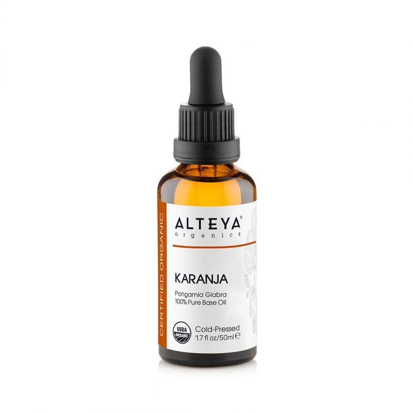 Organic-carrier-oils-organic-Karanja-oil-50ml-alteya-organics