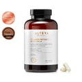 collagen peptides rose oil complex dietary supplement marine hydrolized collagen type i & iii with vitamin c, hyaluronic acid