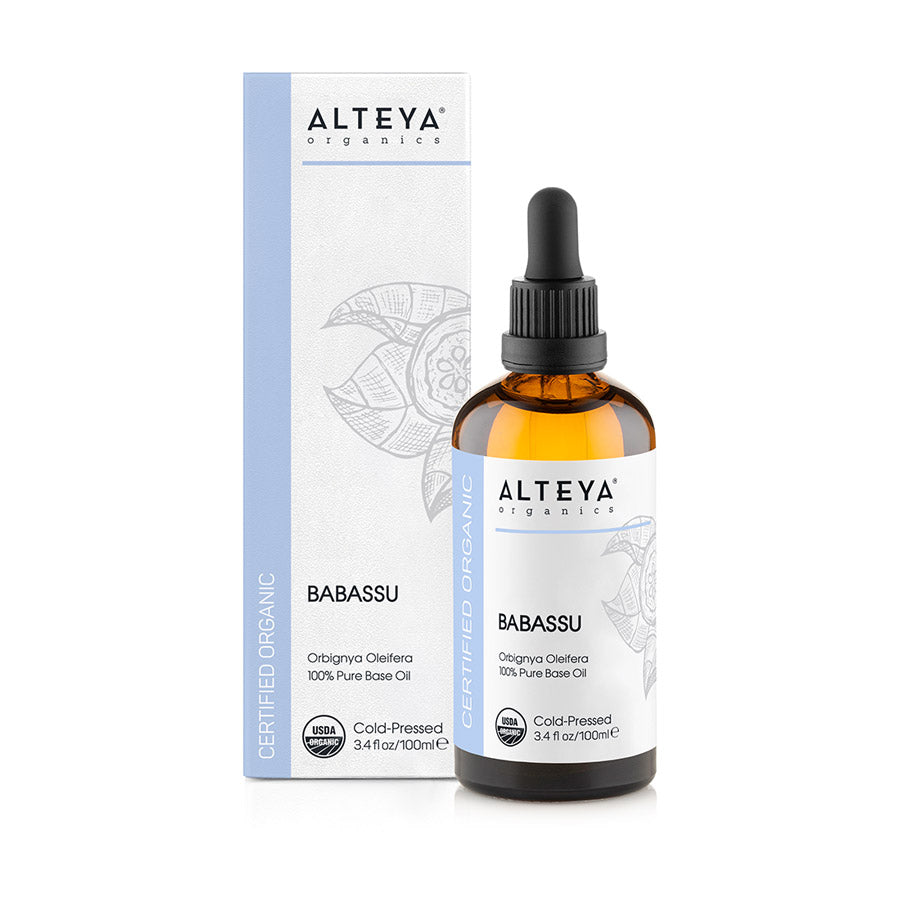 organic-carrier-oils-babassu-oil-100-ml-Alteya-Organics-with-box - Skin Application—apply a few drops daily or as needed to entire face – on its own or after water-based treatments. Use only as directed on unbroken skin.  Hair Application—add a few drops on the scalp and hair lengths. Let it stay for 30 min to an hour. Then wash with shampoo.