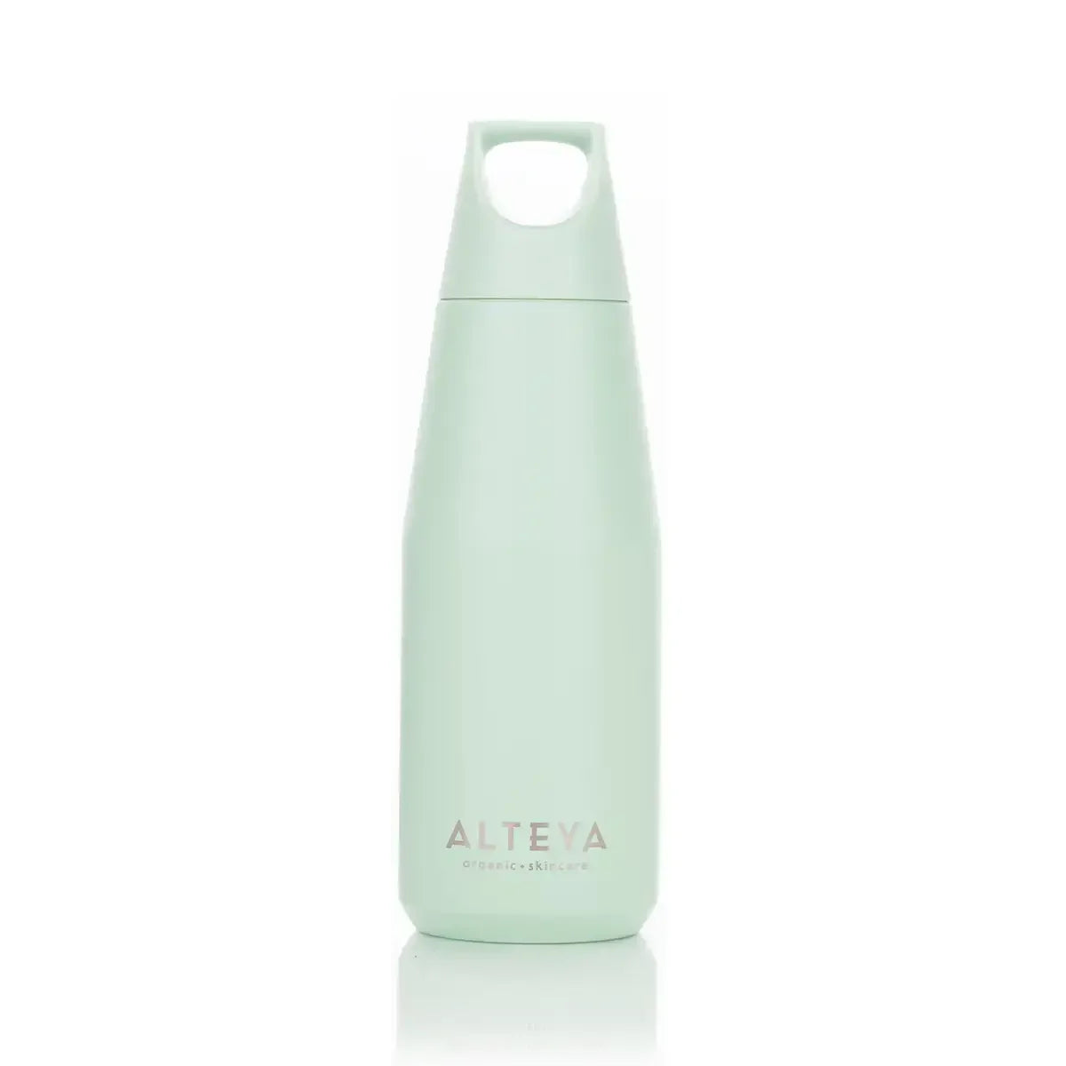 pale green Alteya stainless steel thermal water bottle 580 ml