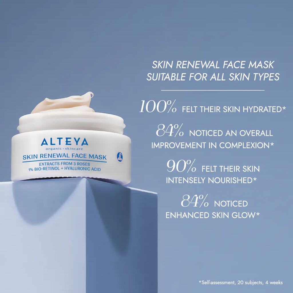 rose hydrobiome skin renewal face mask