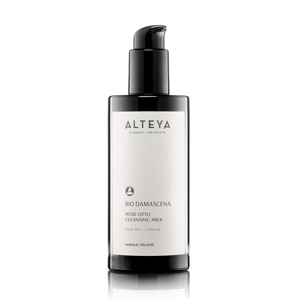 This gentle, sulfate-free Cleansing Milk delicately purifies, balances, and moisturizes skin, and melts away makeup, while preserving skin’s microbiota. It leaves skin feeling soft, clean, and supple. Our Gentle Organic Complex of skin-reviving Rose and de-stressing Calendula extracts – sustainably farmed at Alteya’s organic gardens – purifies and refreshes skin, while enhancing complexion.