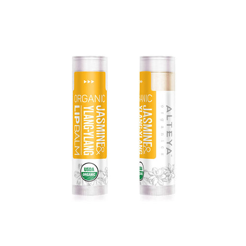 organic lip balm jasmine & ylang-ylang